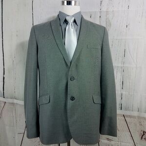 David Jones Slim Fit 44R Gray Suit Blazer Sports C